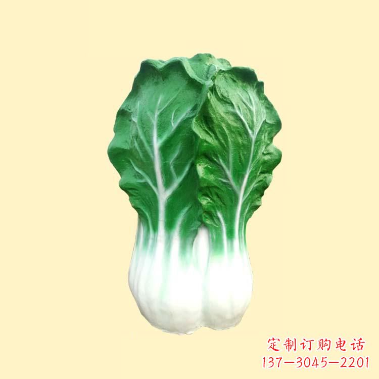 仙桃白菜卡通雕塑