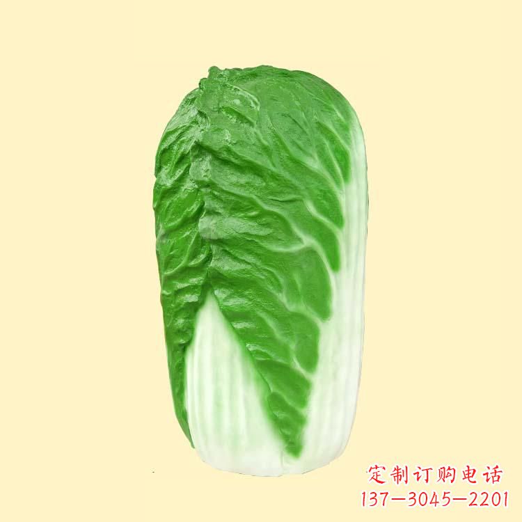 仙桃玻璃钢大白菜雕塑