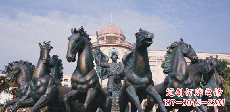 仙桃阿波罗战车铜雕222
