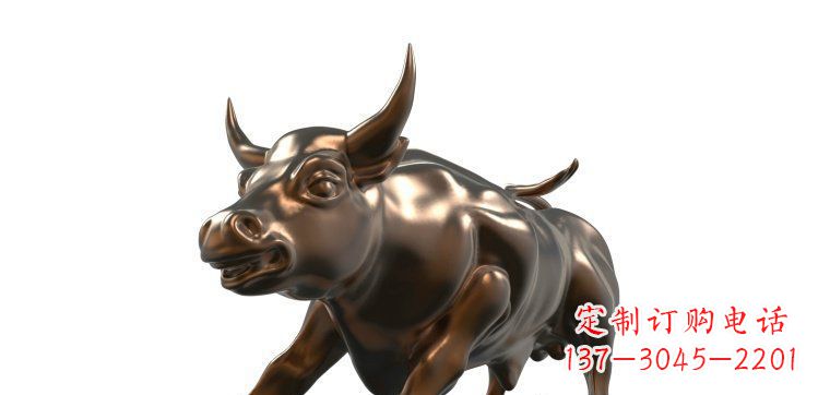 仙桃玻璃钢仿铜牛公园动物雕塑视觉盛宴