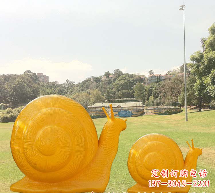 仙桃玻璃钢蜗牛雕塑