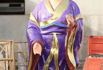 仙桃玻璃钢宗教庙宇彩绘八仙神像