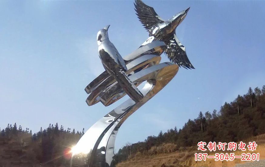 仙桃不锈钢动物雕塑——美化城市环境