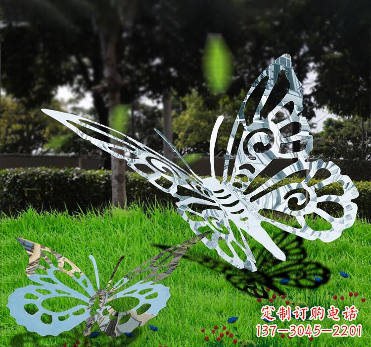 仙桃不锈钢蝴蝶雕塑艺术的美丽诠释