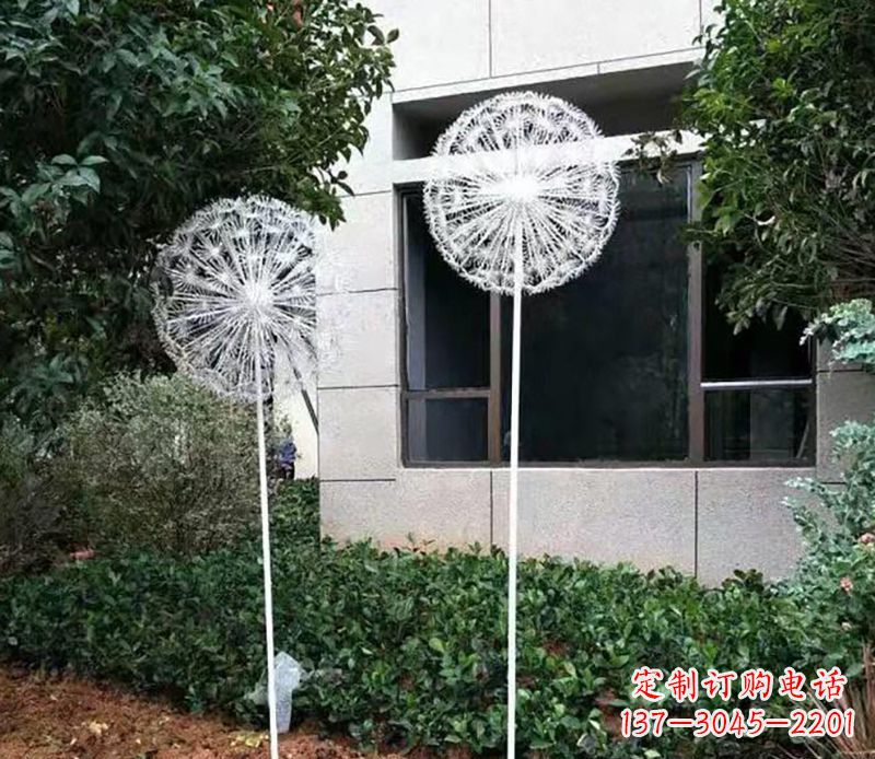 仙桃不锈钢蒲公英雕塑绚丽多彩