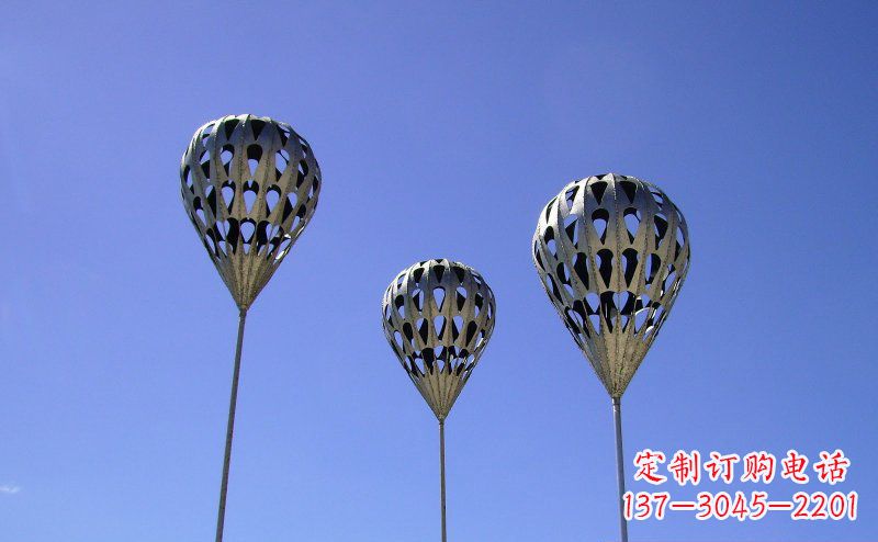 仙桃不锈钢气球雕塑把美丽带回大自然