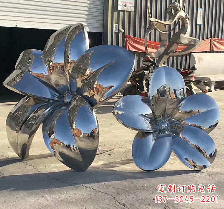 仙桃不锈钢荷花雕塑美丽又耐用
