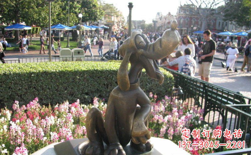 仙桃动物铜雕精美而细致