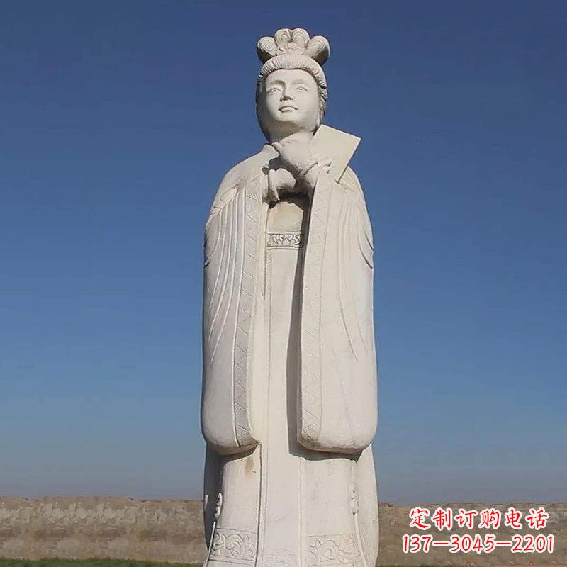 仙桃蔡琰蔡文姬雕塑-大型历史名人东汉著名才女文学家雕像