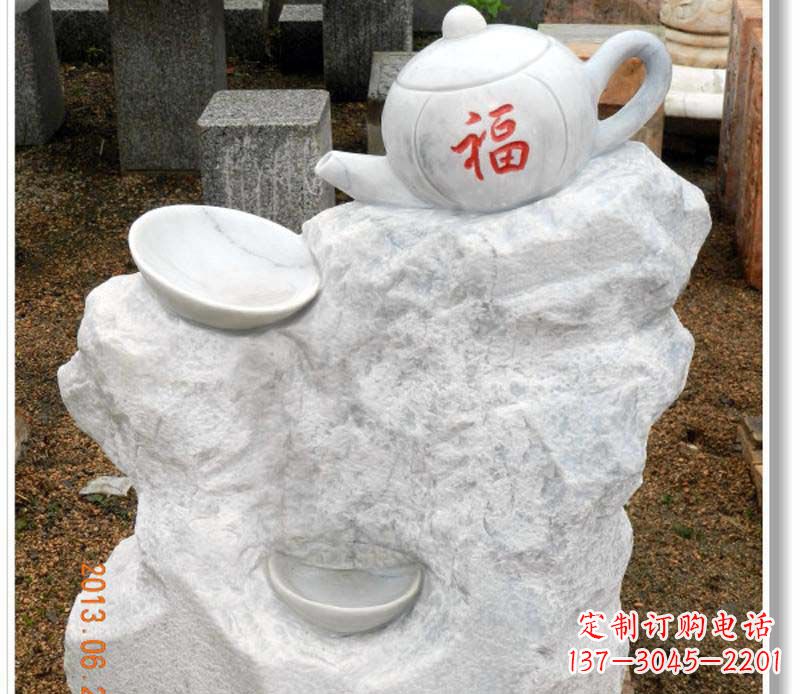 仙桃茶壶广场景观石雕