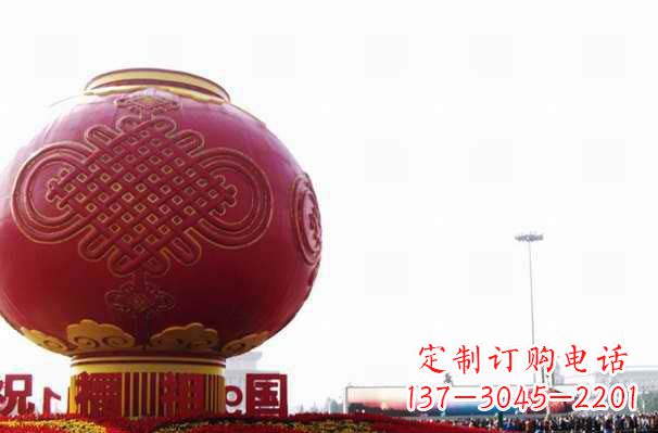 仙桃不锈钢灯笼雕塑——美丽城市的艺术装饰