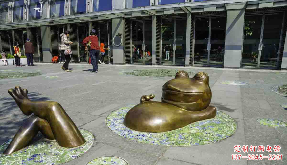 仙桃青蛙雕塑传统文化的象征