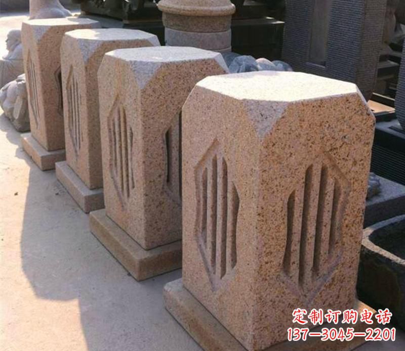 仙桃精美的大理石灯雕塑