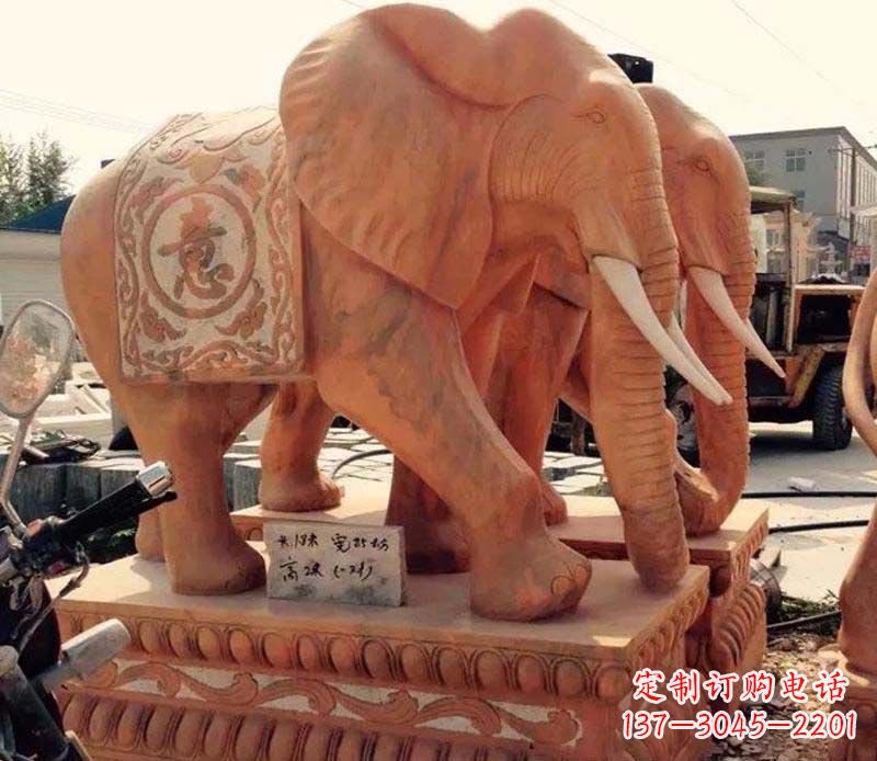 仙桃大象雕塑 传承古典文化的艺术精品