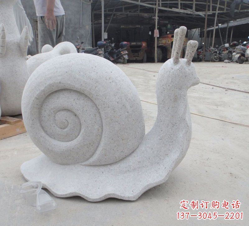 仙桃大理石蜗牛雕塑