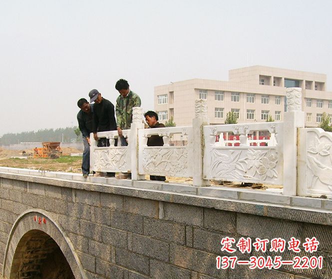 仙桃大理石拱桥石雕栏板