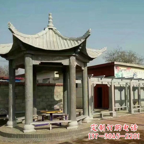 仙桃大理石凉亭庭院亭子