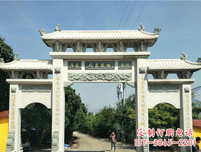 仙桃大理石牌坊雕塑