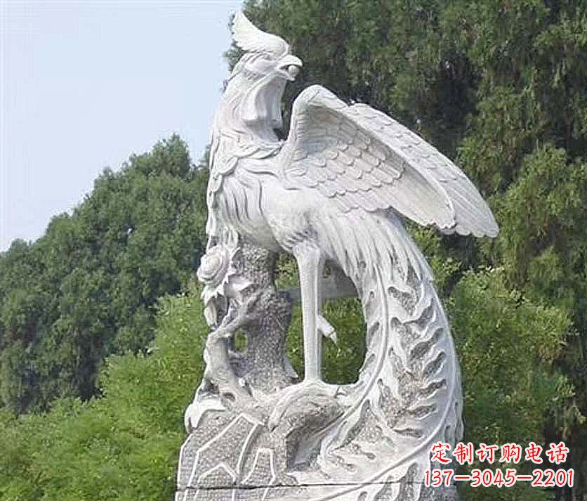 仙桃大理石凤凰雕塑