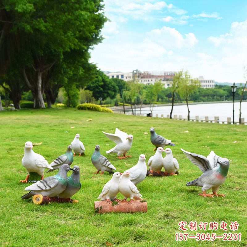 仙桃大学和平鸽雕塑