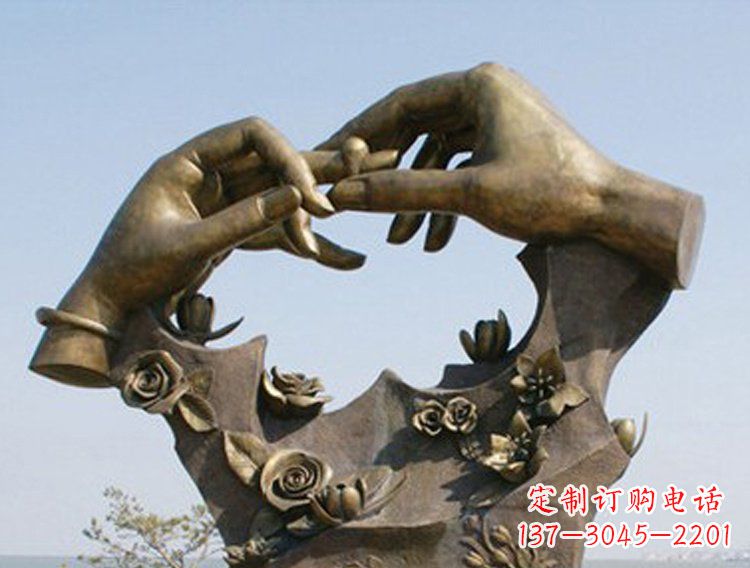 仙桃精美手铜戒指雕塑