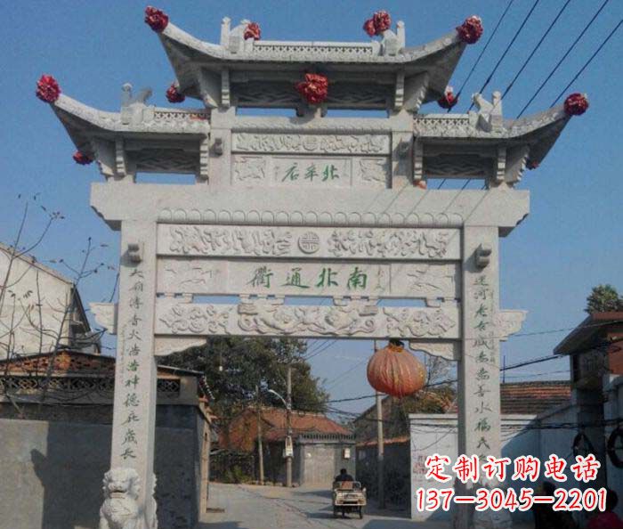 仙桃优质大理石牌坊雕塑