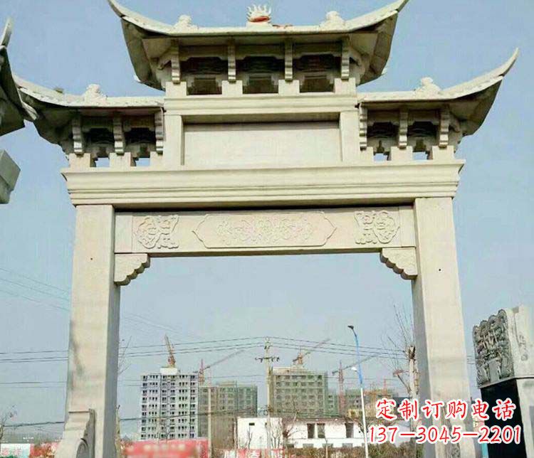 仙桃精美牌坊石雕