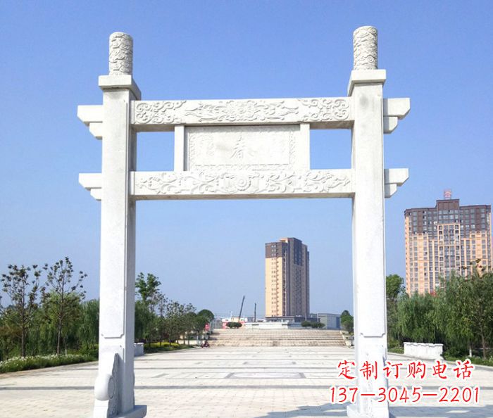 仙桃石牌楼雕塑——精美的浓缩艺术