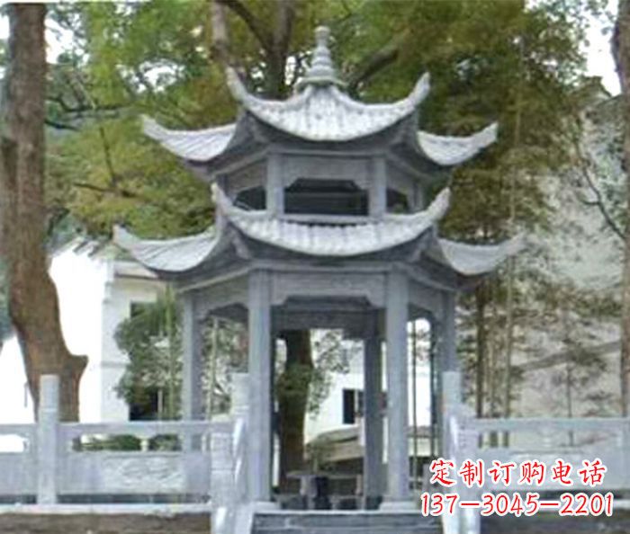 仙桃中领雕塑凉亭石雕——传承古典精髓，融情于雕塑之中