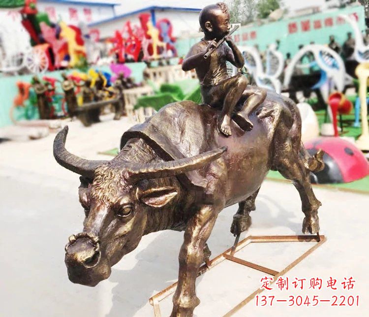 仙桃牛郎雕塑精美绝伦的铜雕艺术