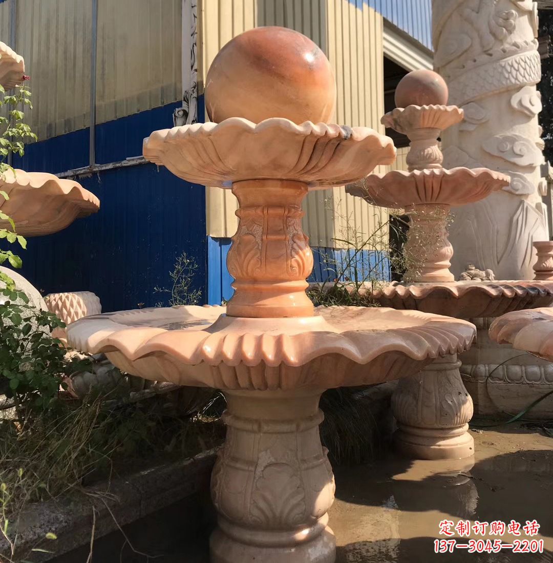 仙桃各类石雕风水球