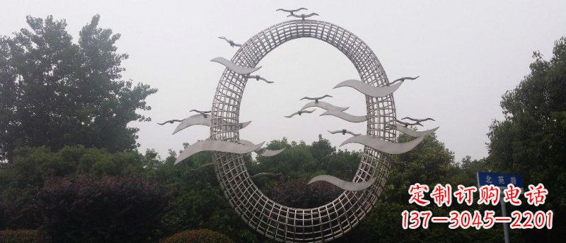仙桃抒情海鸥雕塑