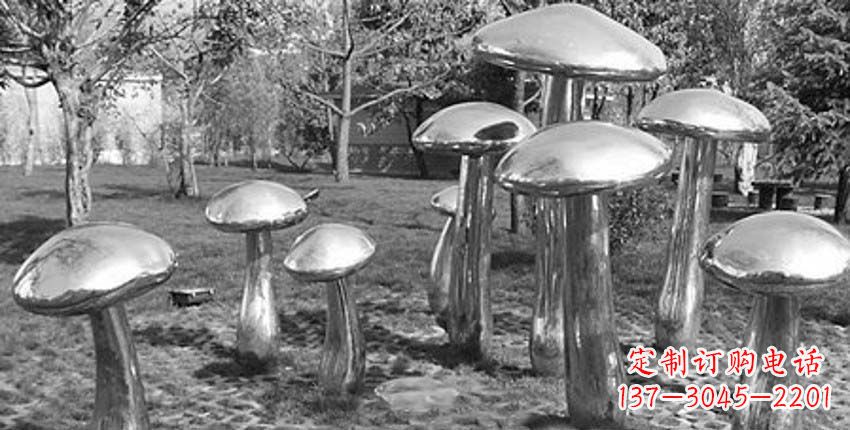 仙桃萌芽之美,蘑菇景观雕塑