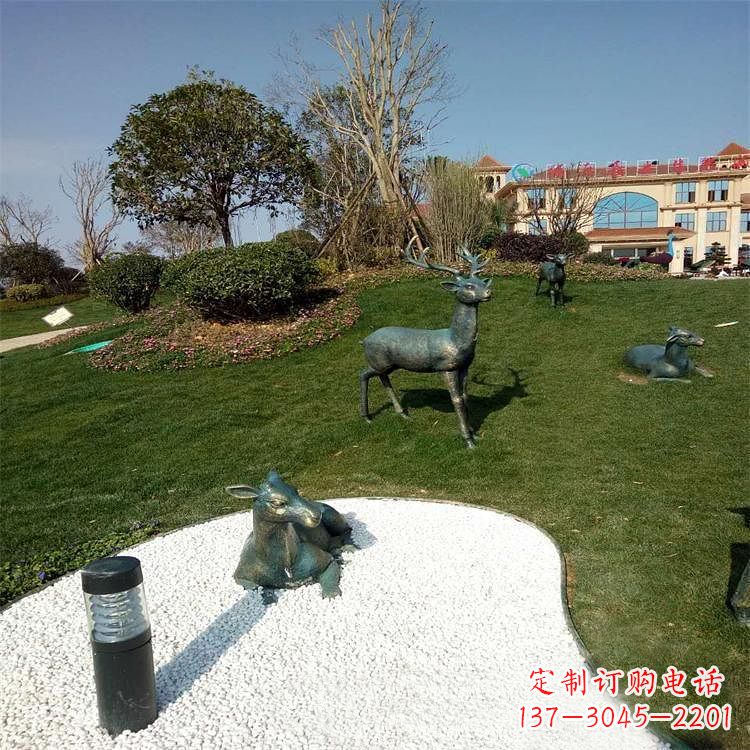 仙桃精美铜雕动物摆件