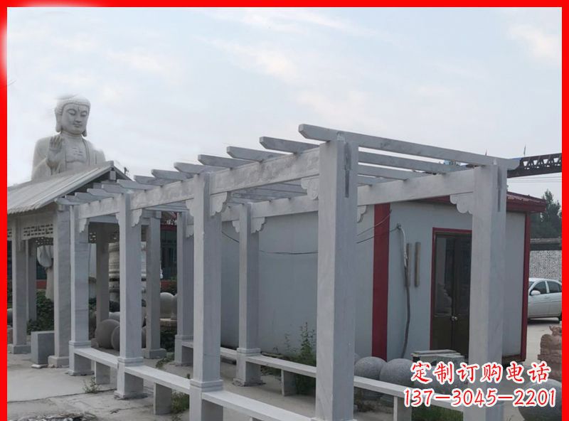 仙桃 专业定制公园大理石石雕长廊
