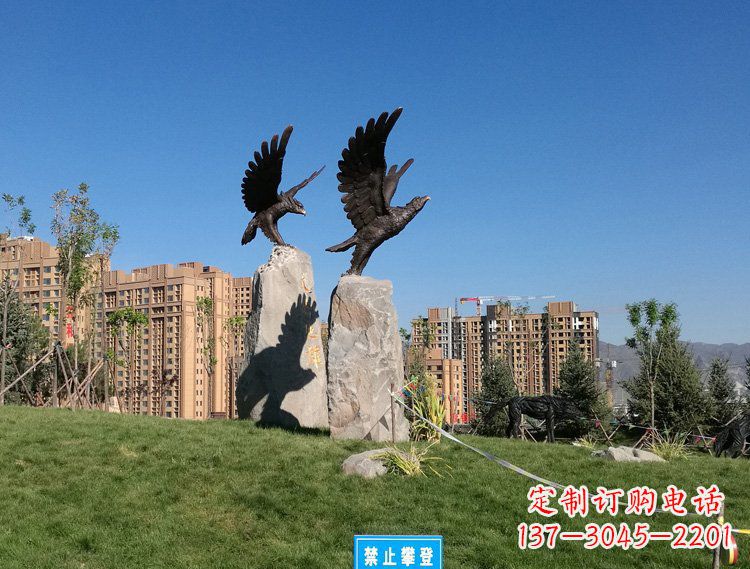 仙桃全新设计的精致老鹰雕塑