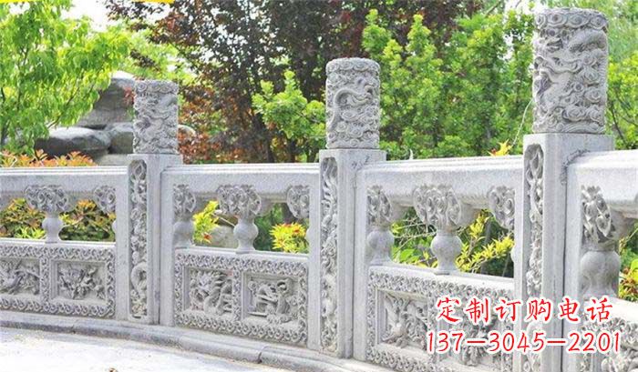 仙桃公园仿古石栏板雕塑