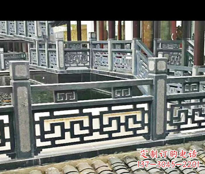 仙桃中领雕塑精致仿古石栏板