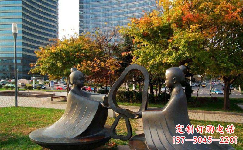 仙桃传承传统文化,精心打造精美孔融雕塑