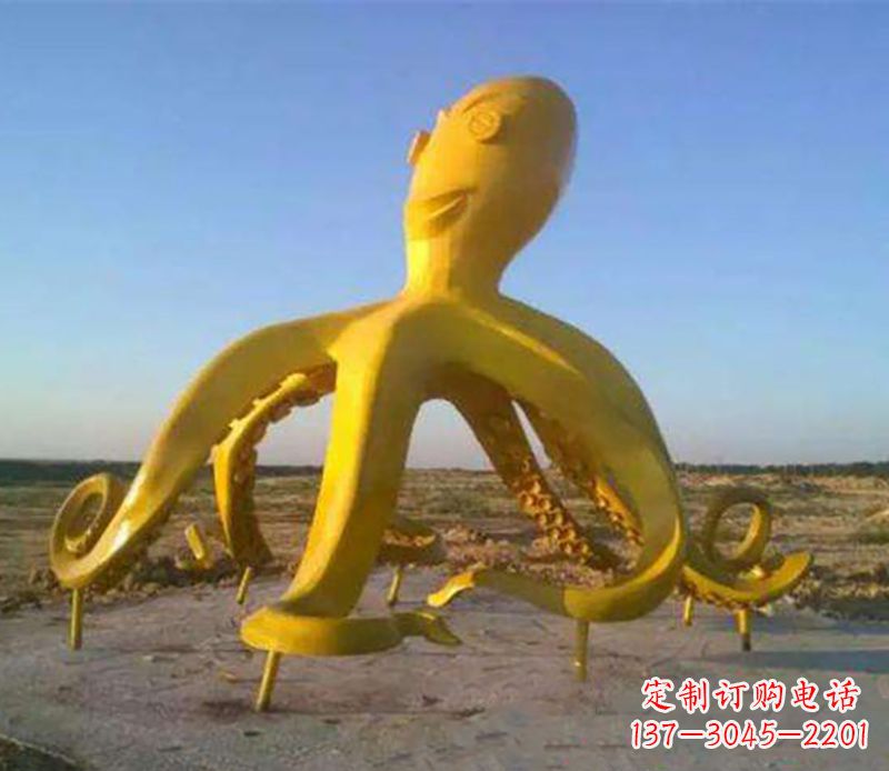 仙桃户外章鱼雕塑