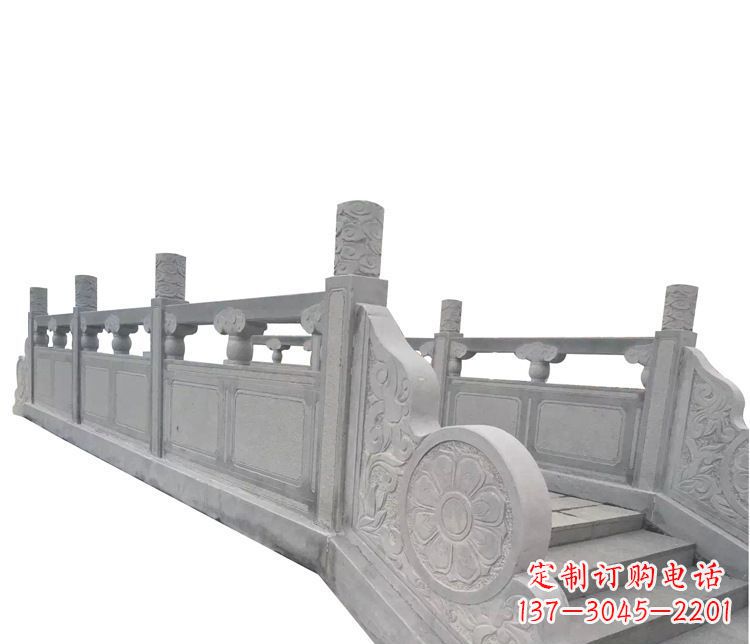 仙桃景区大理石栏板石雕 (7)
