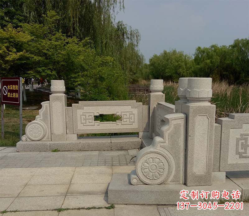 仙桃大理石栏板石雕,精美绝伦