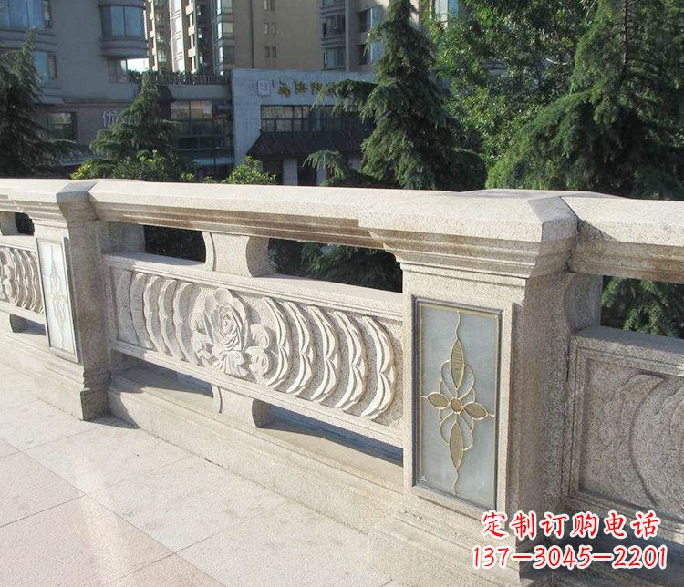 仙桃高质量大理石栏板石雕