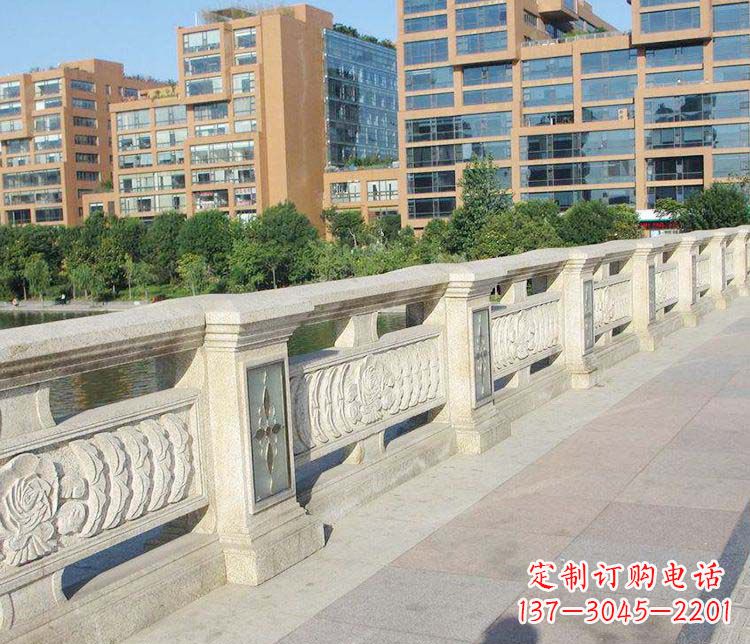 仙桃高雅大气的大理石栏板石雕