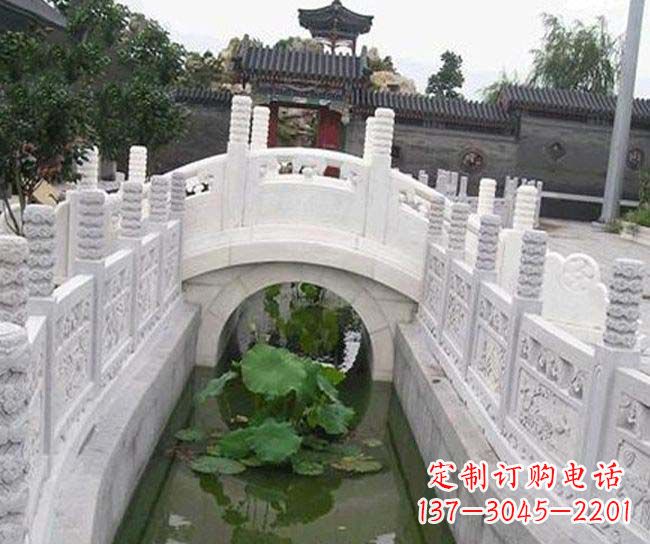 仙桃大理石栏板石雕,精美金碧辉煌