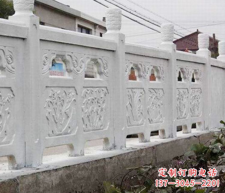 仙桃优雅大理石栏板雕塑