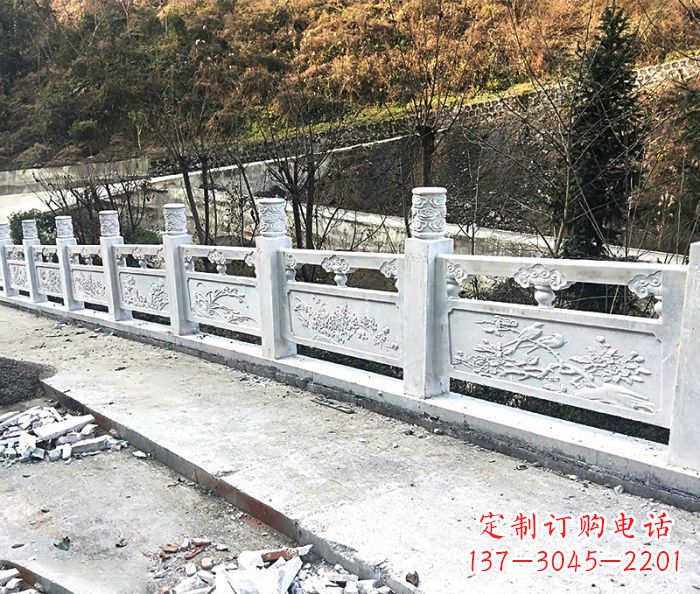 仙桃精致石雕栏杆,让你的景区更加美丽