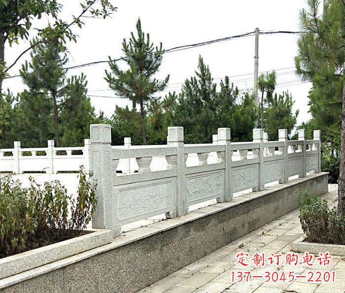 仙桃大理石栏杆雕塑:精致的定制艺术品
