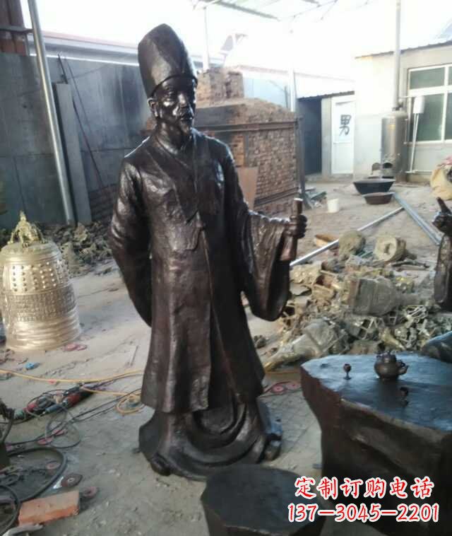 仙桃精美雕塑，展现古代名医李时珍的传奇