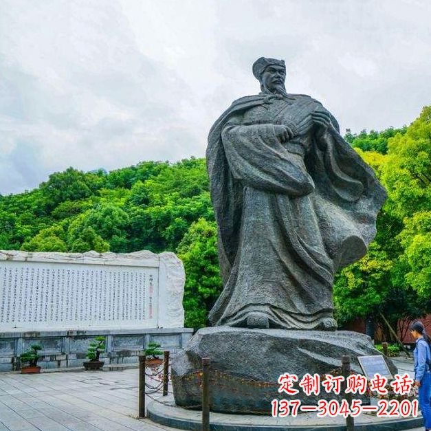 仙桃汇聚历史荣光——中领雕塑诸葛亮雕塑